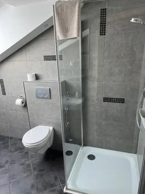 Ein Badezimmer in der Unterkunft Gasthof zur Post Hotel - Restaurant