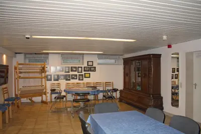 Ein Restaurant oder anderes Speiselokal in der Unterkunft Hotel Kaufhold - Haus der Handweberei