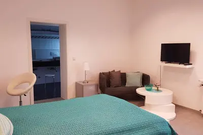 Ein Bett oder Betten in einem Zimmer der Unterkunft Zimmervermietung Mülheim