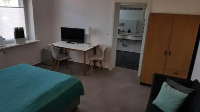 Küche/Küchenzeile in der Unterkunft Zimmervermietung Mülheim