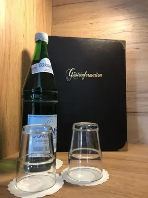 Getränke in der Unterkunft Landgasthof-Hotel Zum Steverstrand
