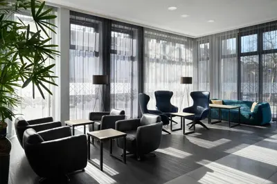 Ein Sitzbereich in der Unterkunft Four Points Flex by Sheraton Bochum