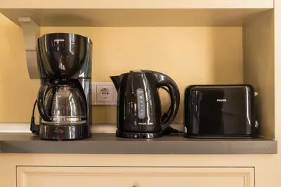 Kaffee-/Teezubehör in der Unterkunft Forsthaus Edelburg Ferienhaus