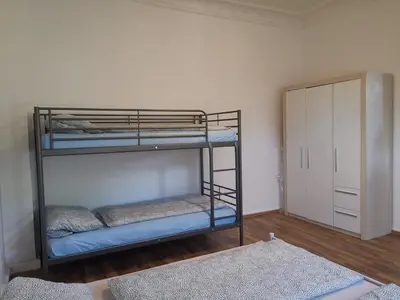 Ein Bett oder Betten in einem Zimmer der Unterkunft Ferienwohnung Harmonie 45 m2