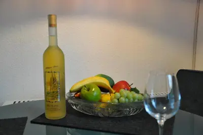 Getränke in der Unterkunft Möllenbecks Messewohnungen