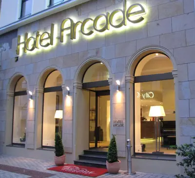 Das Gebäude in dem sich das Hotel befindet