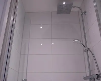 Ein Badezimmer in der Unterkunft Zentral mit Stellplatz Messe und Uni