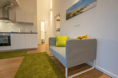 Küche/Küchenzeile in der Unterkunft Wohnen wie zu Hause
