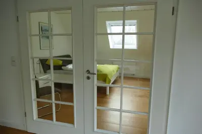 Ein Bett oder Betten in einem Zimmer der Unterkunft Ferienwohnung am Wulfkamp
