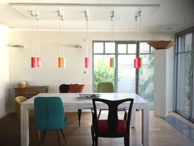 Ein Sitzbereich in der Unterkunft Kleine Oase