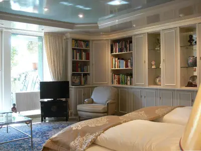Ein Sitzbereich in der Unterkunft Die Villa Mettmann