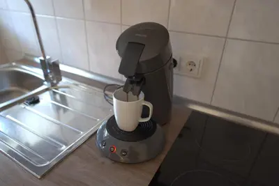 Kaffee-/Teezubehör in der Unterkunft Komfort Apartment Oberhausen Sterkrade modern ruhig zentral gelegen
