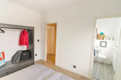 Ein Bett oder Betten in einem Zimmer der Unterkunft Casa Teutoburgia