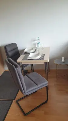 Ein Sitzbereich in der Unterkunft Single-Apartment Essen