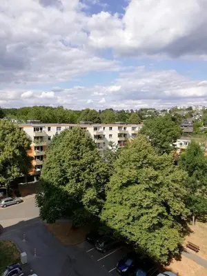 Das Gebäude in dem sich die Ferienwohnung befindet