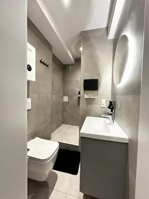 Ein Badezimmer in der Unterkunft BLK Hostel