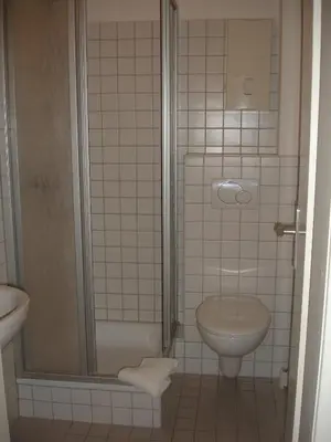 Ein Badezimmer in der Unterkunft City-Pension-Dortmund