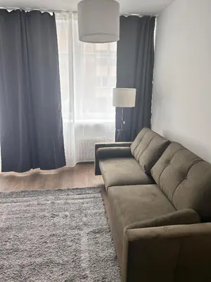 Ein Sitzbereich in der Unterkunft City Center Apartments Düsseldorf