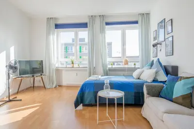 TV/Unterhaltungsangebot in der Unterkunft City-Appartement Düsseldorf