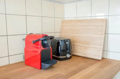 Kaffee-/Teezubehör in der Unterkunft City-Appartement Düsseldorf