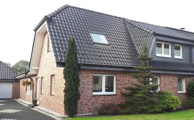 Das Gebäude in dem sich die Ferienwohnung befindet