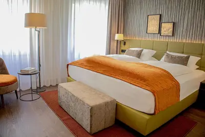 Ein Bett oder Betten in einem Zimmer der Unterkunft Hotel Essener Hof; Sure Hotel Collection by Best Western