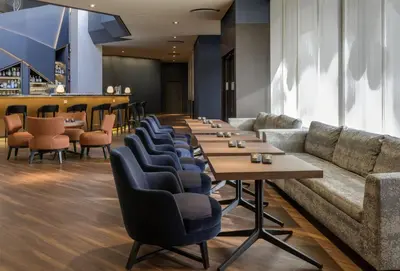 Ein Sitzbereich in der Unterkunft Clayton Hotel Düsseldorf City Centre