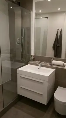 Ein Badezimmer in der Unterkunft Modernes Apartment Duisburg