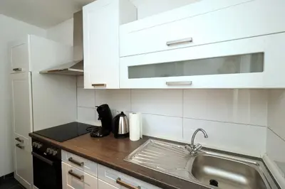 Küche/Küchenzeile in der Unterkunft Aparthotel Kompass A 204