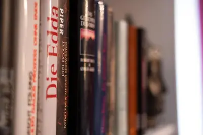 Die Bibliothek in der Ferienwohnung