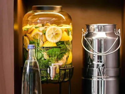 Getränke in der Unterkunft B&B HOTEL Düsseldorf-Lintorf