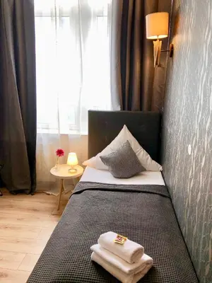 Ein Bett oder Betten in einem Zimmer der Unterkunft Hotel Restaurant zum Löwen