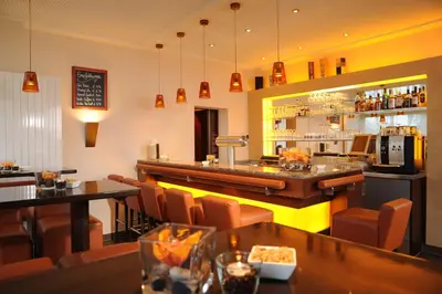 Getränke in der Unterkunft Air Hotel Wartburg