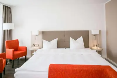 Ein Bett oder Betten in einem Zimmer der Unterkunft Best Western Hotel Airport Düsseldorf - Ratingen