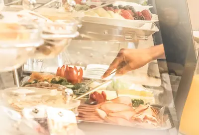 Essen im Hotel oder in der Nähe