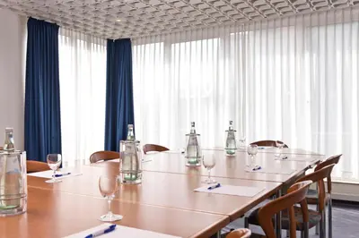 Der Geschäftsbereich oder Konferenzraum in der Unterkunft Days Inn Dortmund West