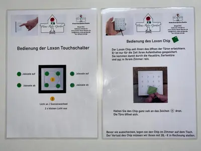 Grundriss der Unterkunft Home-Rose-Garden-Gästehaus kontaktloser Zugang