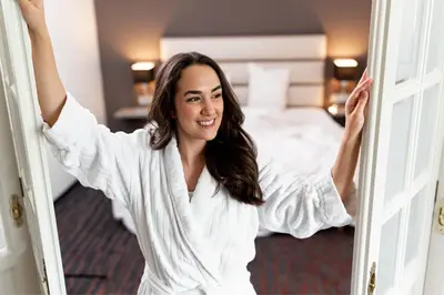 Ein Bett oder Betten in einem Zimmer der Unterkunft Sheraton Essen Hotel