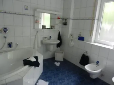 Ein Badezimmer in der Unterkunft Hotel Am Sportpark