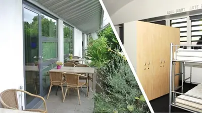 Ein Balkon oder eine Terrasse in der Unterkunft Chillten Bottrop