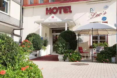 Das Gebäude in dem sich das Hotel befindet