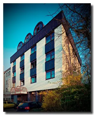 Das Gebäude in dem sich das Hotel befindet