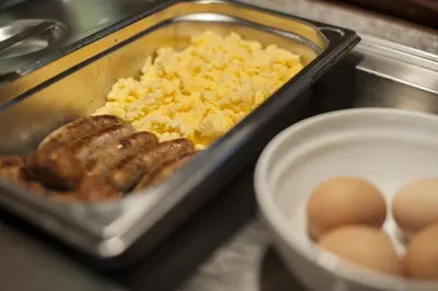 Essen im Hotel oder in der Nähe