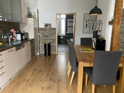 Küche/Küchenzeile in der Unterkunft Stadthaus Artur - Apartment Valencia