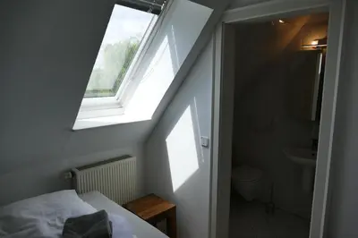 Ein Bett oder Betten in einem Zimmer der Unterkunft kleine Ferienwohnung am Wulfkamp