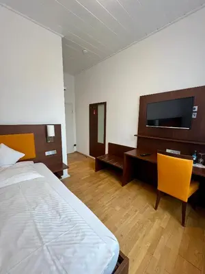 Ein Bett oder Betten in einem Zimmer der Unterkunft Hotel Ickhorn