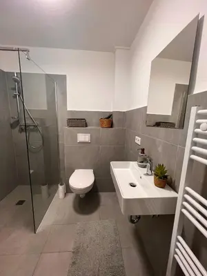 Ein Badezimmer in der Unterkunft Große Apartments für Monteure - Dorsten -