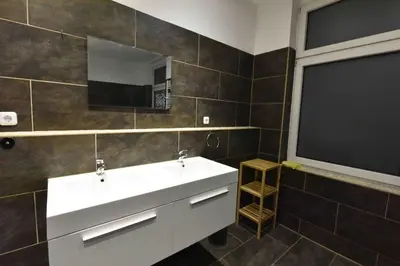 Ein Badezimmer in der Unterkunft Fewo Wuppertal