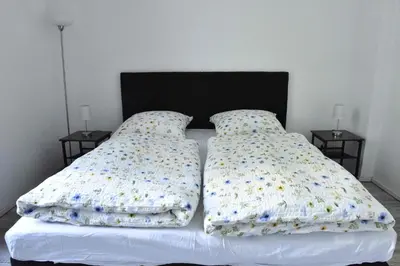Ein Bett oder Betten in einem Zimmer der Unterkunft Fewo Wuppertal