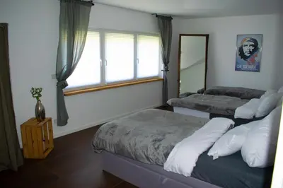 Ein Bett oder Betten in einem Zimmer der Unterkunft unique flat